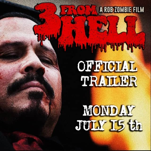 ロブ・ゾンビさんのインスタグラム写真 - (ロブ・ゾンビInstagram)「Monday can't get here fast enough!!!!! #emiliorivera #3fromhell #robzombie #threefromhell #sherimoonzombie #billmoseley #richardbrake #jeffdanielphillips #deewallace #dannytrejo #panchomoler #richardedson #freethethree」7月13日 22時36分 - robzombieofficial