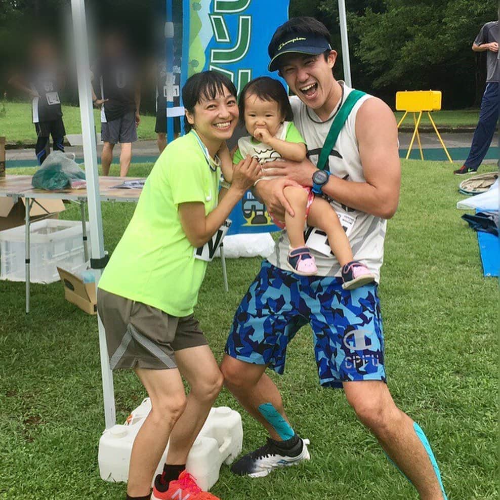 金田朋子のインスタグラム：「いつかみんなでマラソン大会出たーい)^o^( #マラソン #家族 #ランニング  #親子マラソン」