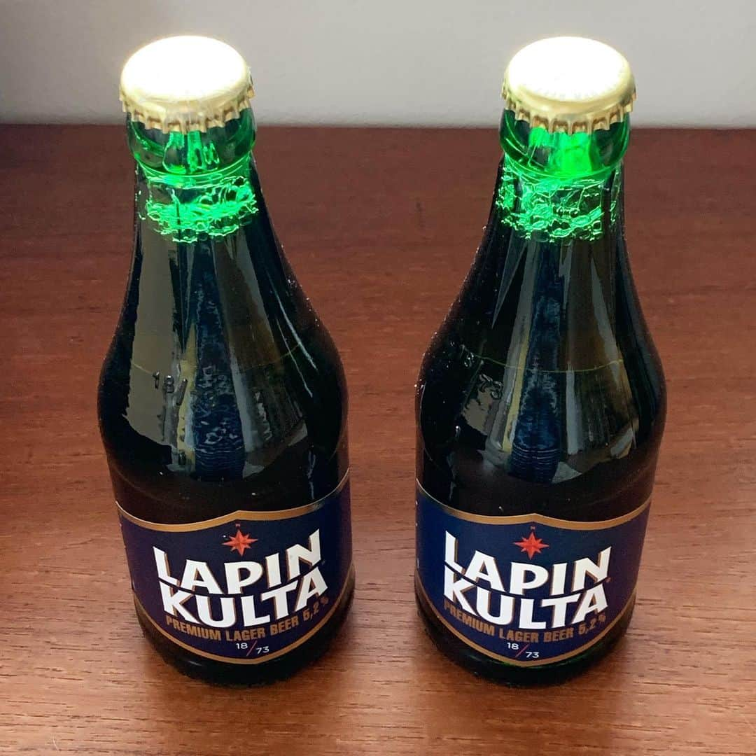 近藤研二さんのインスタグラム写真 - (近藤研二Instagram)「フィンランドのビール LAPIN KULTA 「ラップランドの金」という意味らしく北極圏付近の清らかな水と小麦で作られているそう。  #いただきモイ」7月13日 17時40分 - kenjikond0