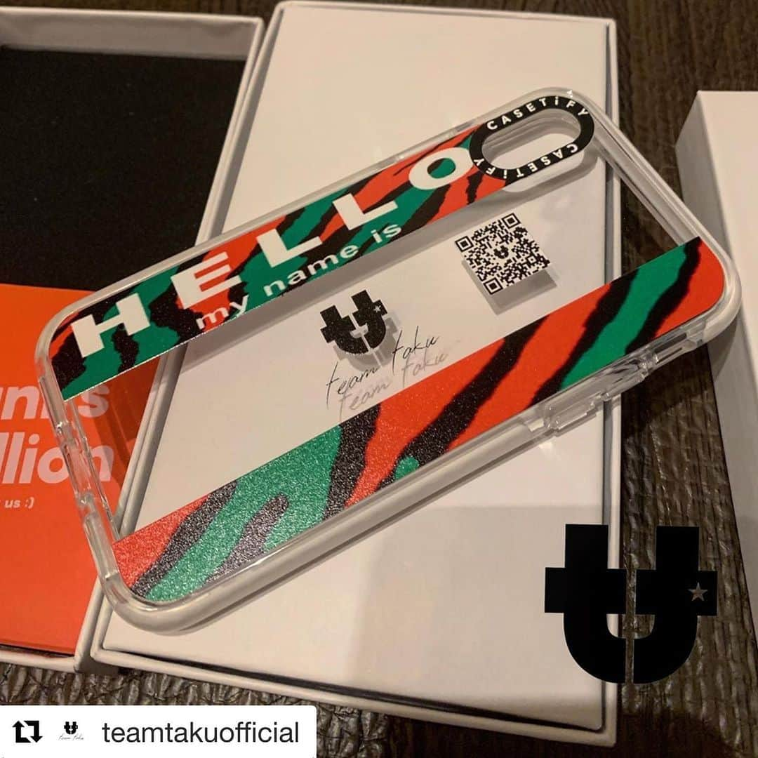 竹内択さんのインスタグラム写真 - (竹内択Instagram)「#Repost @teamtakuofficial with @get_repost ・・・ #casetify #originalcase #custom #kustom #hellomynameis #teamtaku #iphonecase #street #streetstyle #tt #skijumping #チームtaku #スキージャンプ #takutakeuchi #竹内択」7月13日 18時31分 - taqtakeuchi