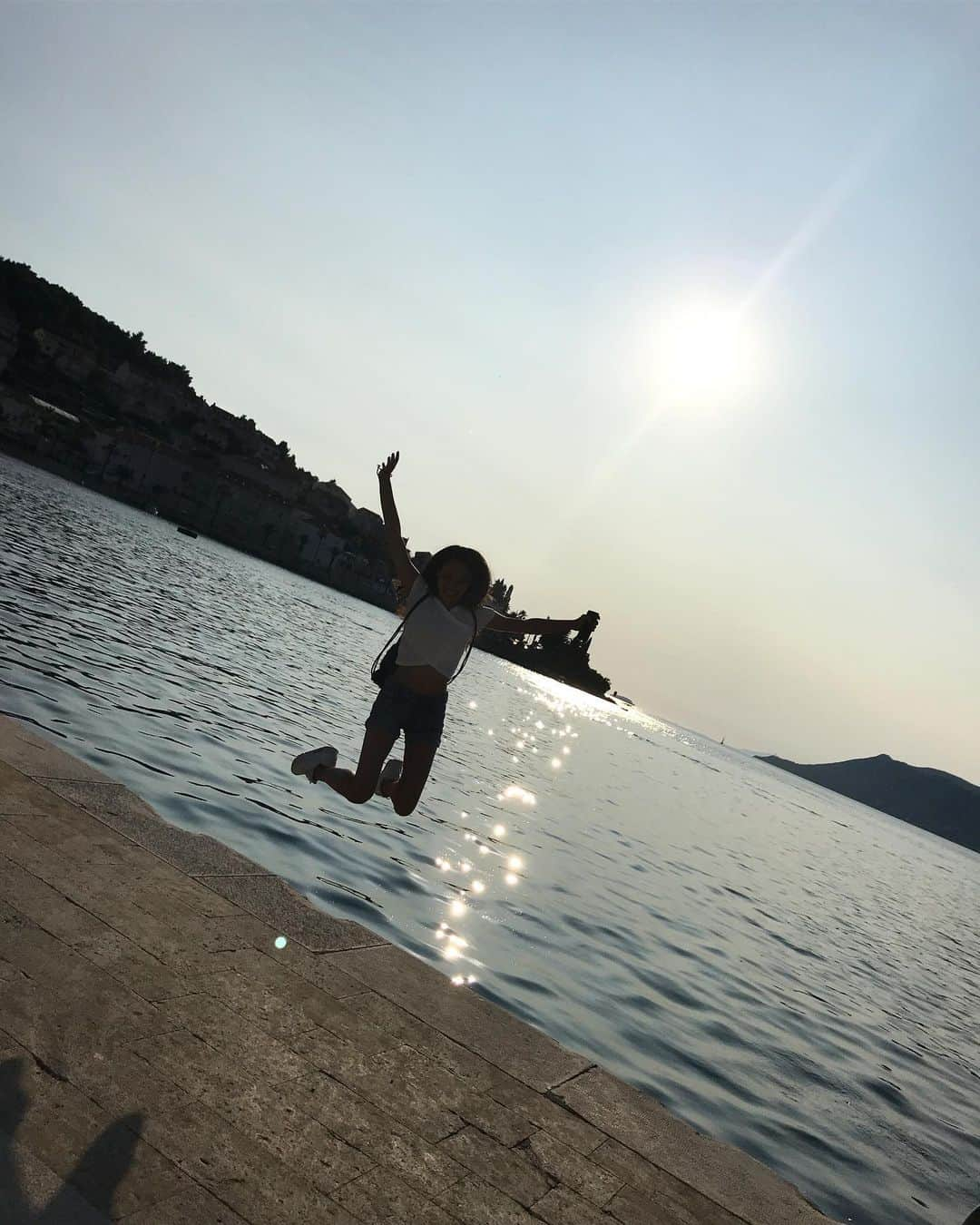 大岩千未来のインスタグラム：「Croatia🇭🇷🖤」