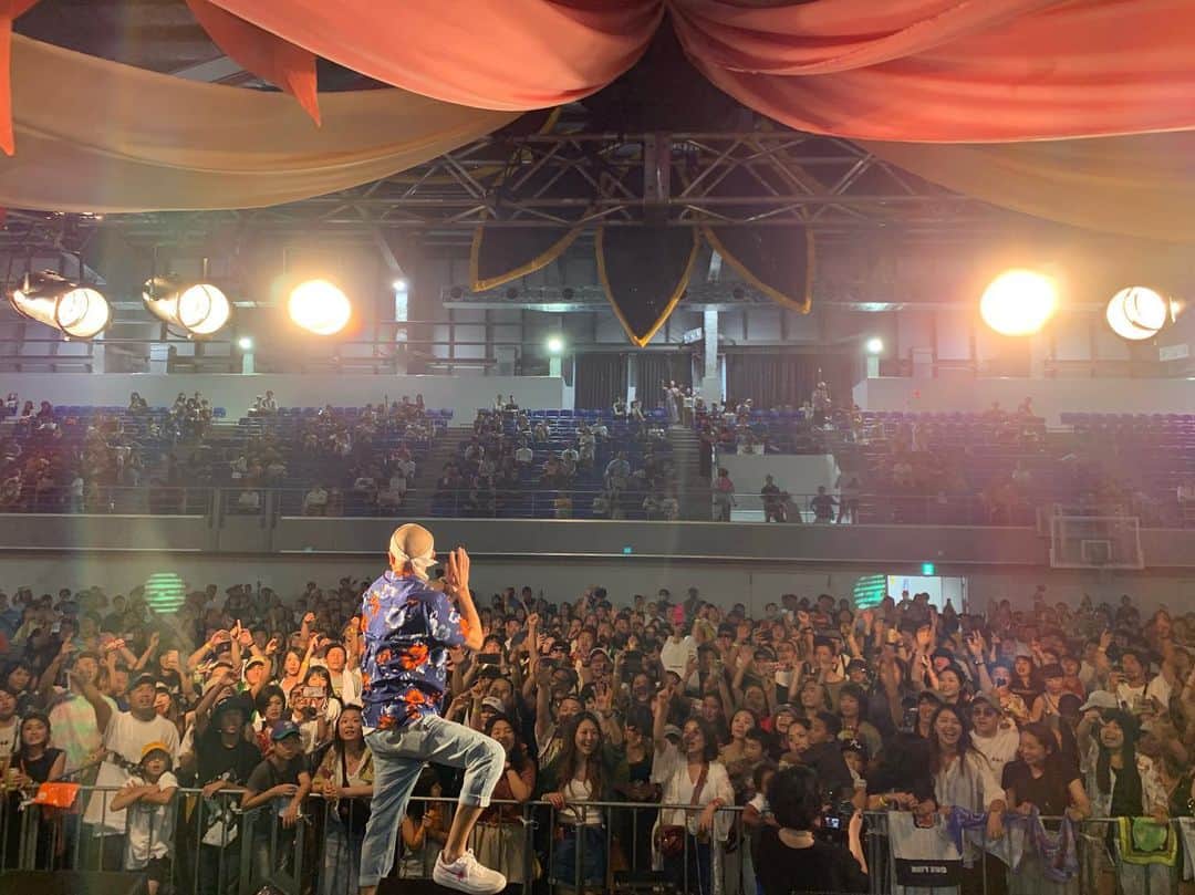 MIGHTY CROWNのインスタグラム：「#natsubiraki #立川 バイブス 最高 サンキュー thanks for having us  #mightycrown #stageshow #killaz」