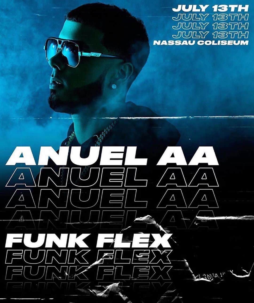 ファンクマスター・フレックスのインスタグラム：「Ok!!!!! Set Time 8pm to 9pm!!!! I’m so ready!!! FunkFlex on the set!!! @litdigitaldjs Yonny we ready!!!!」