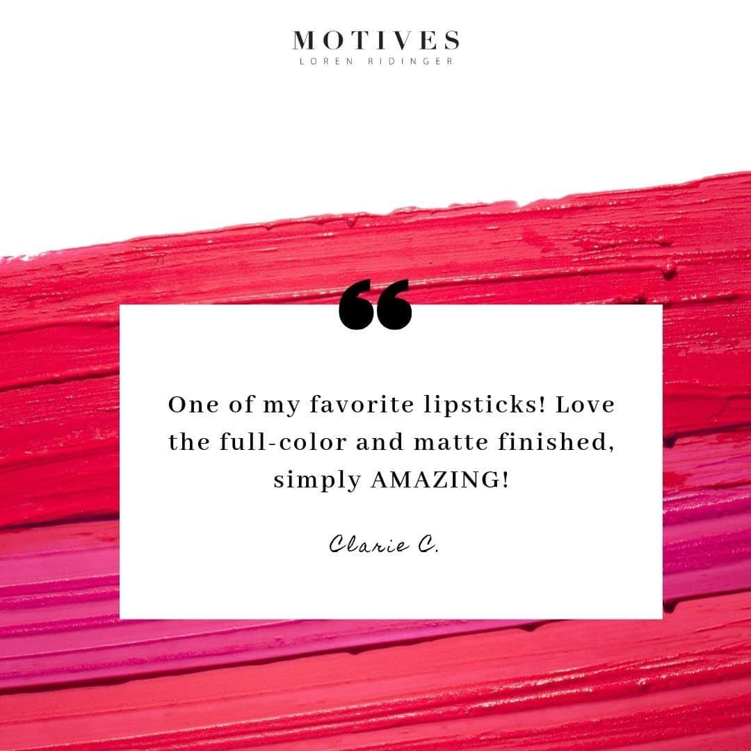 Motives Cosmeticsさんのインスタグラム写真 - (Motives CosmeticsInstagram)「Our fan favorite Ultra Matte Lipstick💄 comes in 12 knock-out shades. . . . . #motives #motivescosmetics  #mua #makeuplove #makeupartist  #makeupadict #makeupobsessed #sunkissedlips #lipstick #lips」7月13日 23時30分 - motivescosmetics