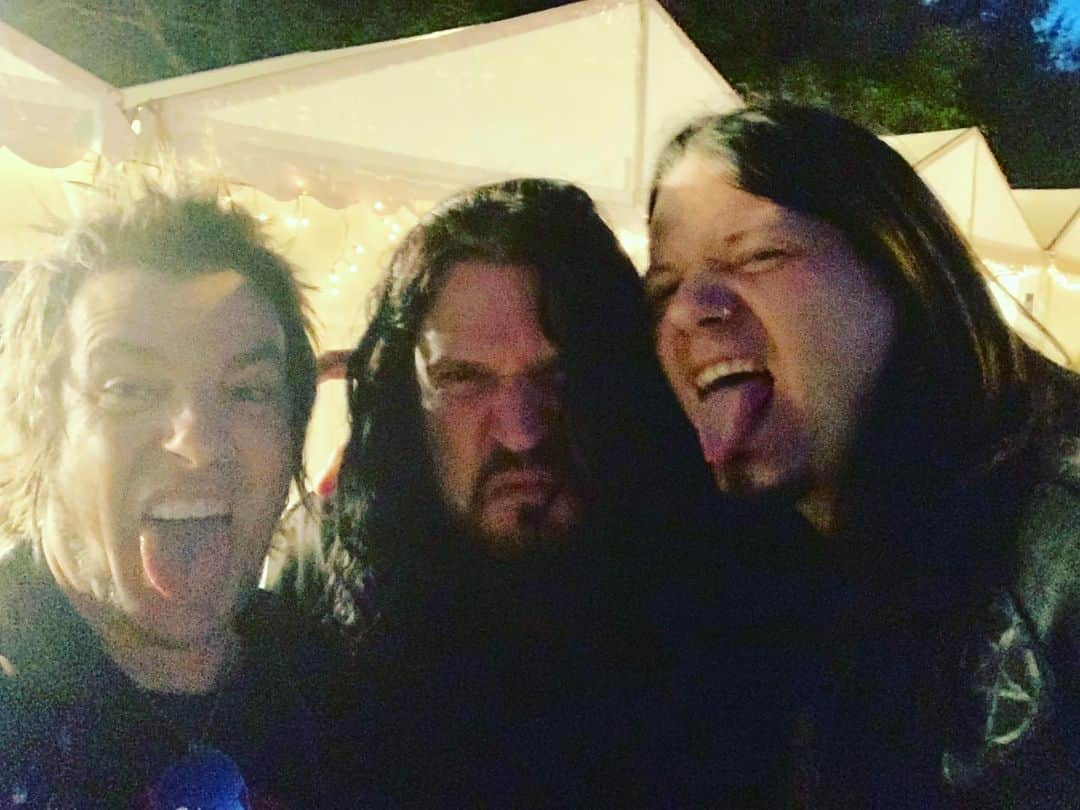 レイチェル・ボランさんのインスタグラム写真 - (レイチェル・ボランInstagram)「When Rock n Roll worlds collide.... we make stupid faces. @officialskidrow @archenemyofficial @soil_official Norway was rocked! #live #rock #concert #bass #bassist #lowend #norway #2019」7月13日 23時42分 - officialrachelbolan