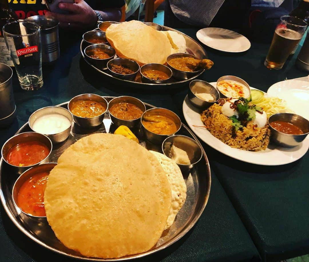 峰のりえさんのインスタグラム写真 - (峰のりえInstagram)「#カレー食べて明日も頑張る  #池袋カレー #カレー #東京カレー #南インドカレー #南インド料理 #エーラージ」7月14日 0時09分 - minenorie0428