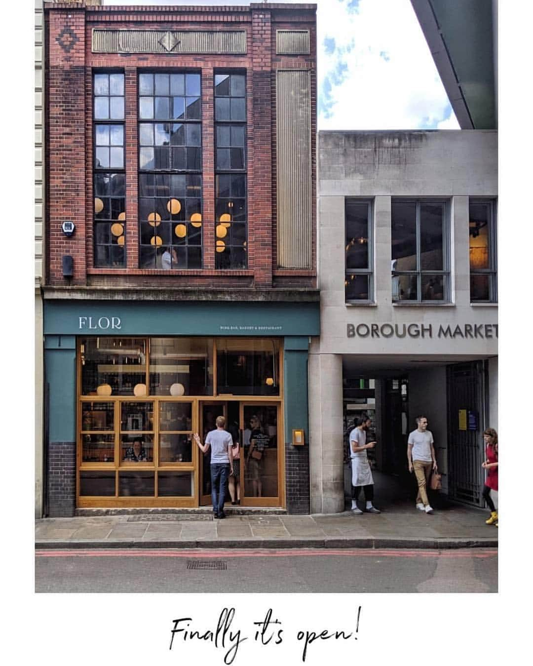 @LONDON | TAG #THISISLONDONさんのインスタグラム写真 - (@LONDON | TAG #THISISLONDONInstagram)「@clerkenwellboyec1 says ✨ New Opening Alert! ✨ A very welcome addition to #London's #BoroughMarket ~ @Flor.London is the new wine bar, bakery & restaurant from the team behind @LylesLondon ("inspired by the buvettes of Paris & the pintxos bars in San Sebastian") || We feasted on *THOSE* Scarlet prawns & *THAT* clam flatbread with new season garlic, beautiful oysters with jalepeño, anchovy toast with cured mangalitsa, Anjou pigeon with boysenberries and liver toast ... plus THE MOST DELICIOUS brown butter cakes with tayberry, verbena & peach 'Neapolitan' ice cream || ... and the best news? They take bookings (so no need to queue for ages) ~ TAG a friend who'd love to visit! 👇🏼🌿🍑🍦 . . Congratulations to @lowejames @ogierjohn @anna.atthetable 🙏🏼 ~ . #ThisIsLondon #LoveLondon #VisitLondon #LondonFood #LondonLife」7月14日 0時24分 - london