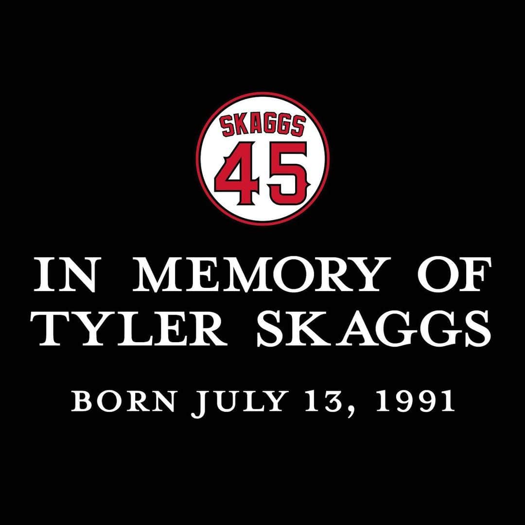 ロサンゼルス・エンゼルス・オブ・アナハイムさんのインスタグラム写真 - (ロサンゼルス・エンゼルス・オブ・アナハイムInstagram)「Tyler Skaggs would have turned 28 today.」7月14日 0時53分 - angels