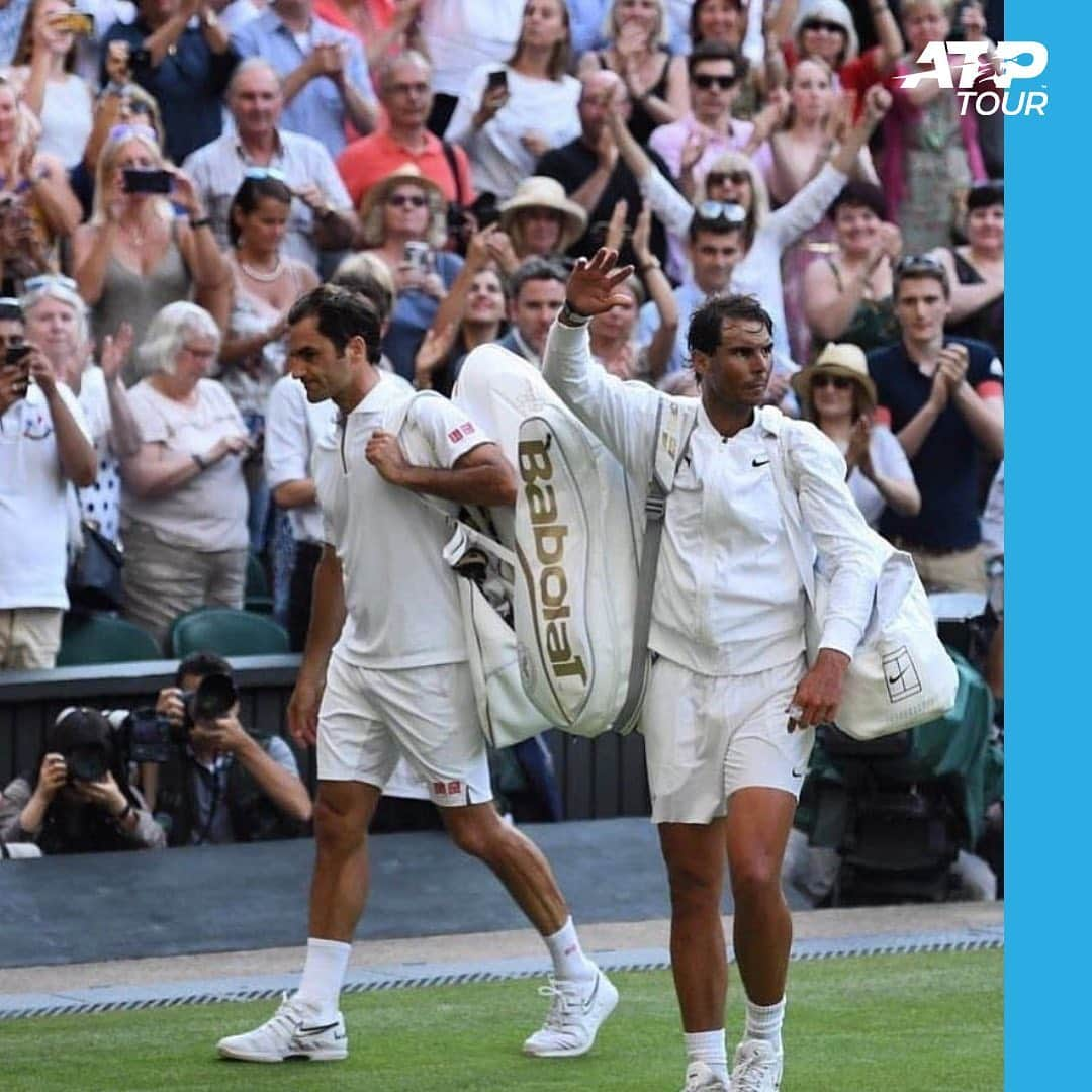 ATP World Tourさんのインスタグラム写真 - (ATP World TourInstagram)「“Amazing match well deserved win by @rogerfederer. I had some chances but... Roger played better. Good luck for the final @wimbledon 2019. Thanks for all the support. Always fantastic to be here. See you next year! 😘.” . All class from Rafa 👏👏 . 📸: @rafaelnadal (IG) 🖊: @rafaelnadal (TW)」7月14日 1時05分 - atptour