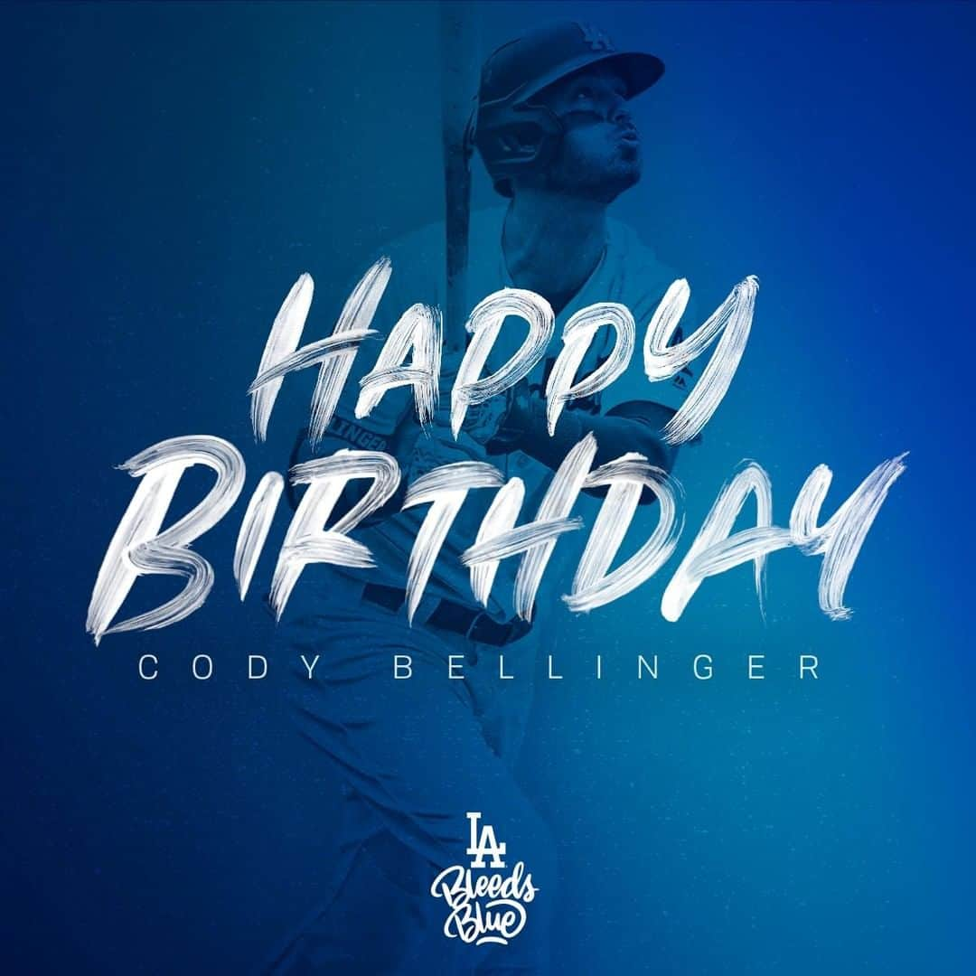 Los Angeles Dodgersさんのインスタグラム写真 - (Los Angeles DodgersInstagram)「Happy birthday, @cody_bellinger!」7月14日 1時00分 - dodgers