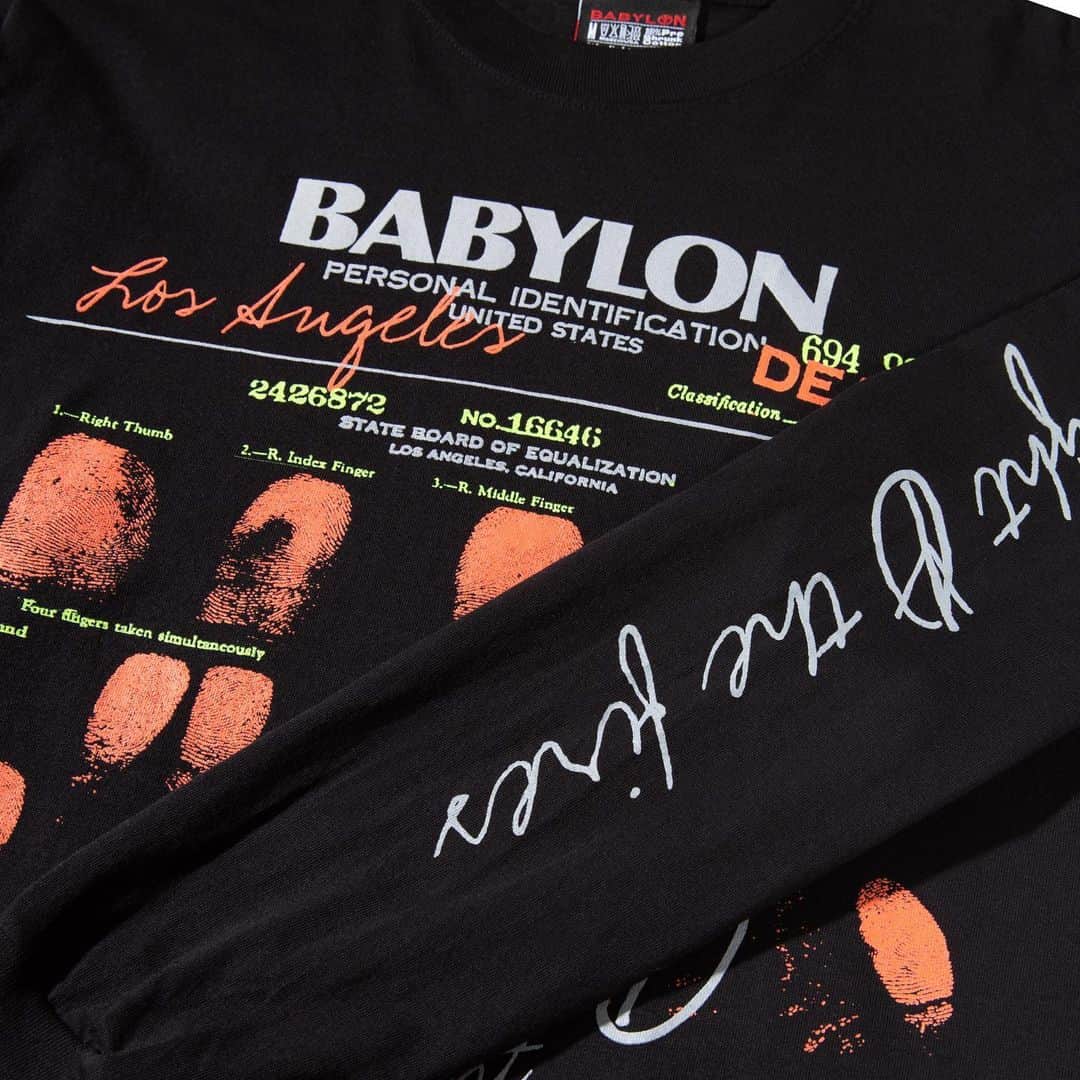 Babylon LAさんのインスタグラム写真 - (Babylon LAInstagram)「Crime Longsleeve Available Now @ Babylon.la」7月14日 3時04分 - babylon.la