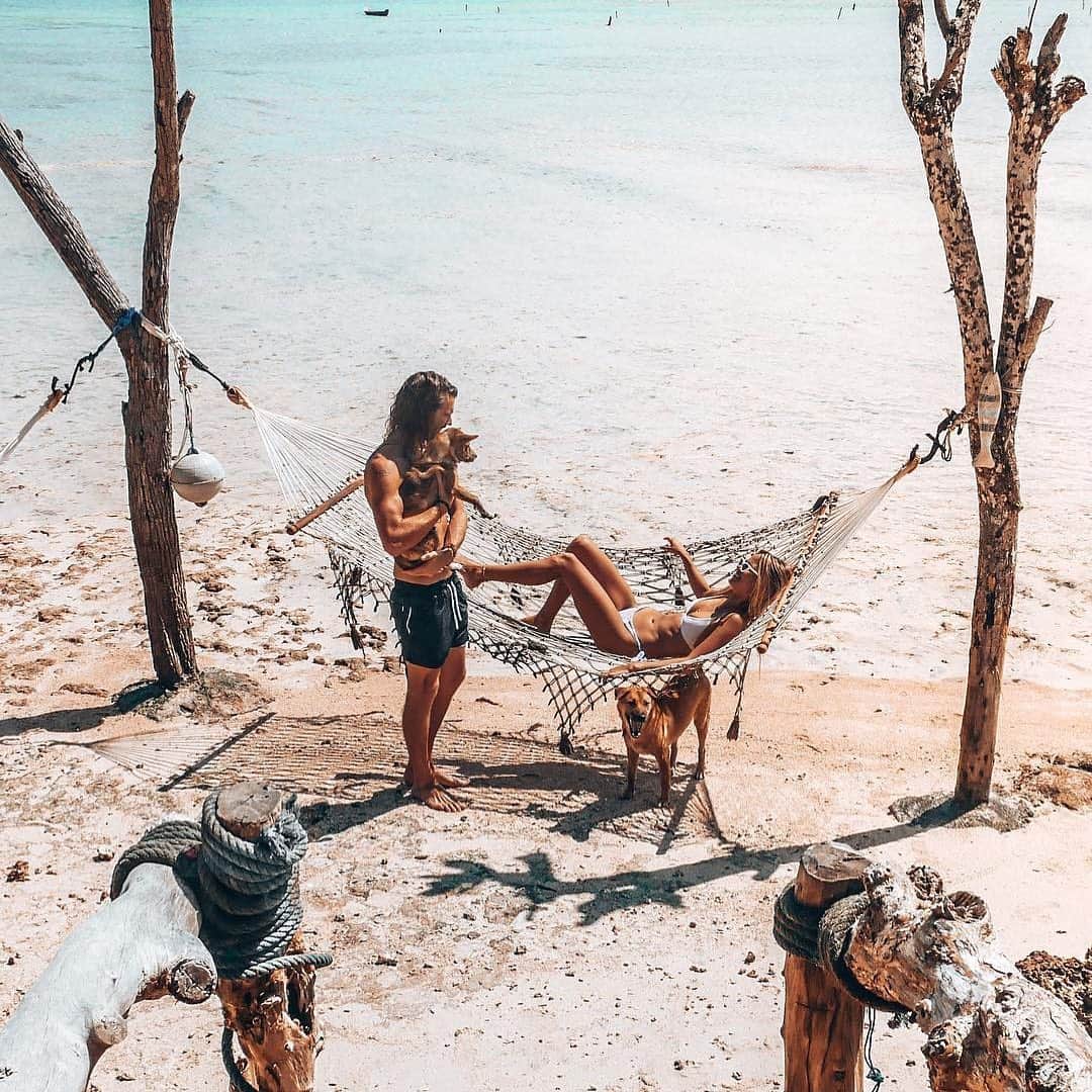 PAUL HEWITTさんのインスタグラム写真 - (PAUL HEWITTInstagram)「Paradise found. ✨🌊⚓️ (photo @mariefeandjakesnow) #getAnchored #paulhewitt __ #paradise #sea #beach #ocean #oceanlover #dogs #couple #summerlove #summertime #vacation」7月14日 3時47分 - paul_hewitt