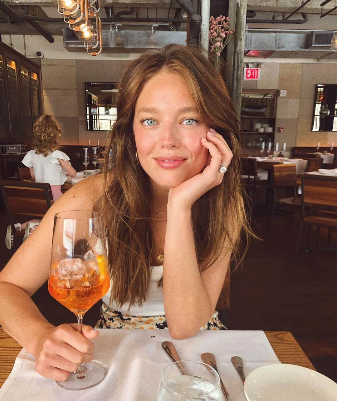 エミリー・DiDonatoさんのインスタグラム写真 - (エミリー・DiDonatoInstagram)「Quality Italian for this quality Italian 😉🍝 (caption credit to KP)」7月14日 5時54分 - emilydidonato