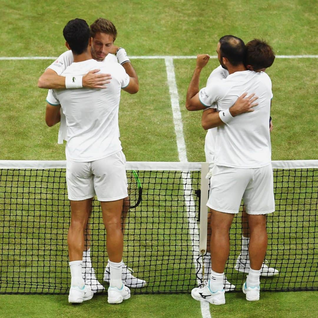 ATP World Tourさんのインスタグラム写真 - (ATP World TourInstagram)「Four great players. One unforgettable match. 🙌」7月14日 5時56分 - atptour