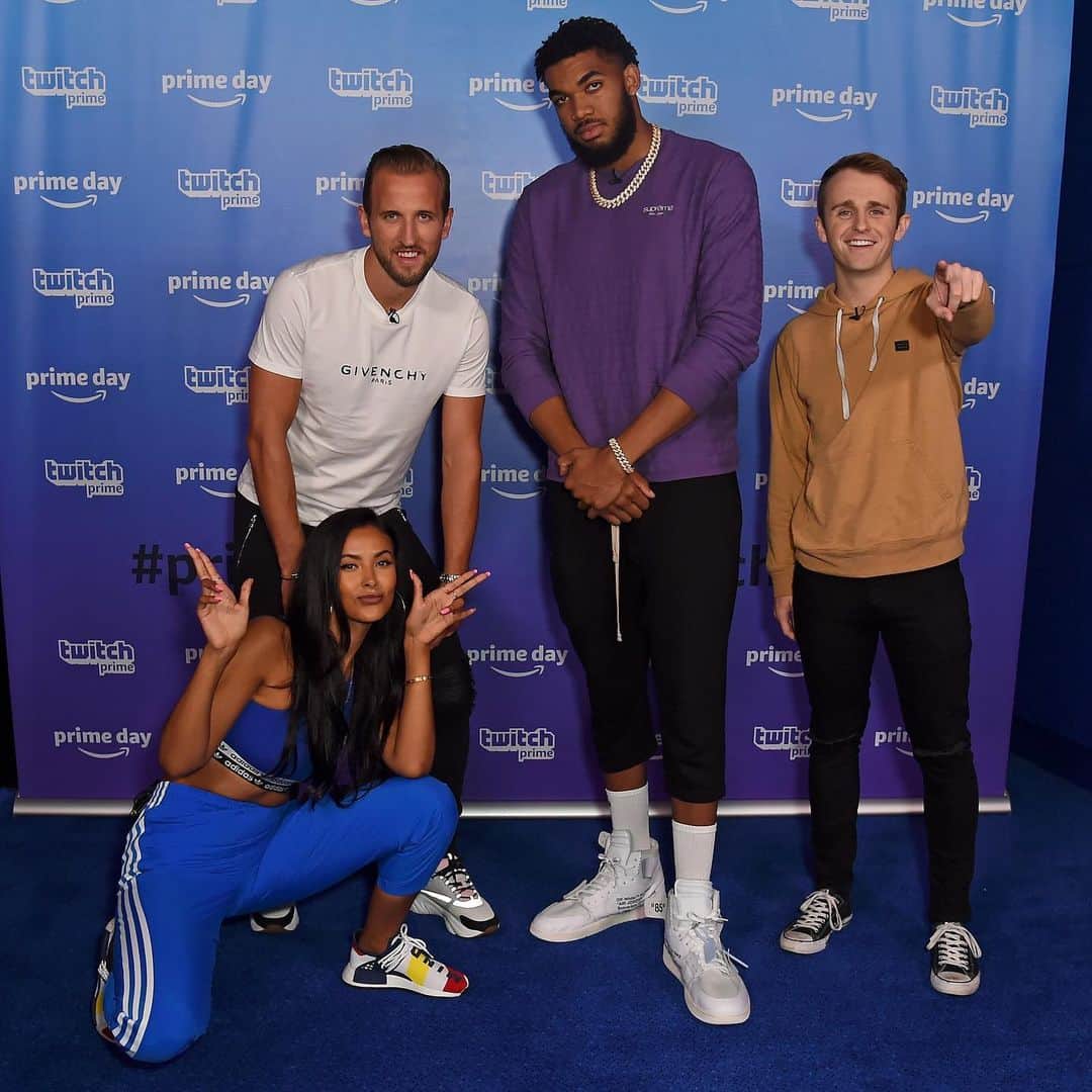 ハリー・ケインのインスタグラム：「Great fun at the @twitchprime Cup tonight. #twitchprime #primeday」