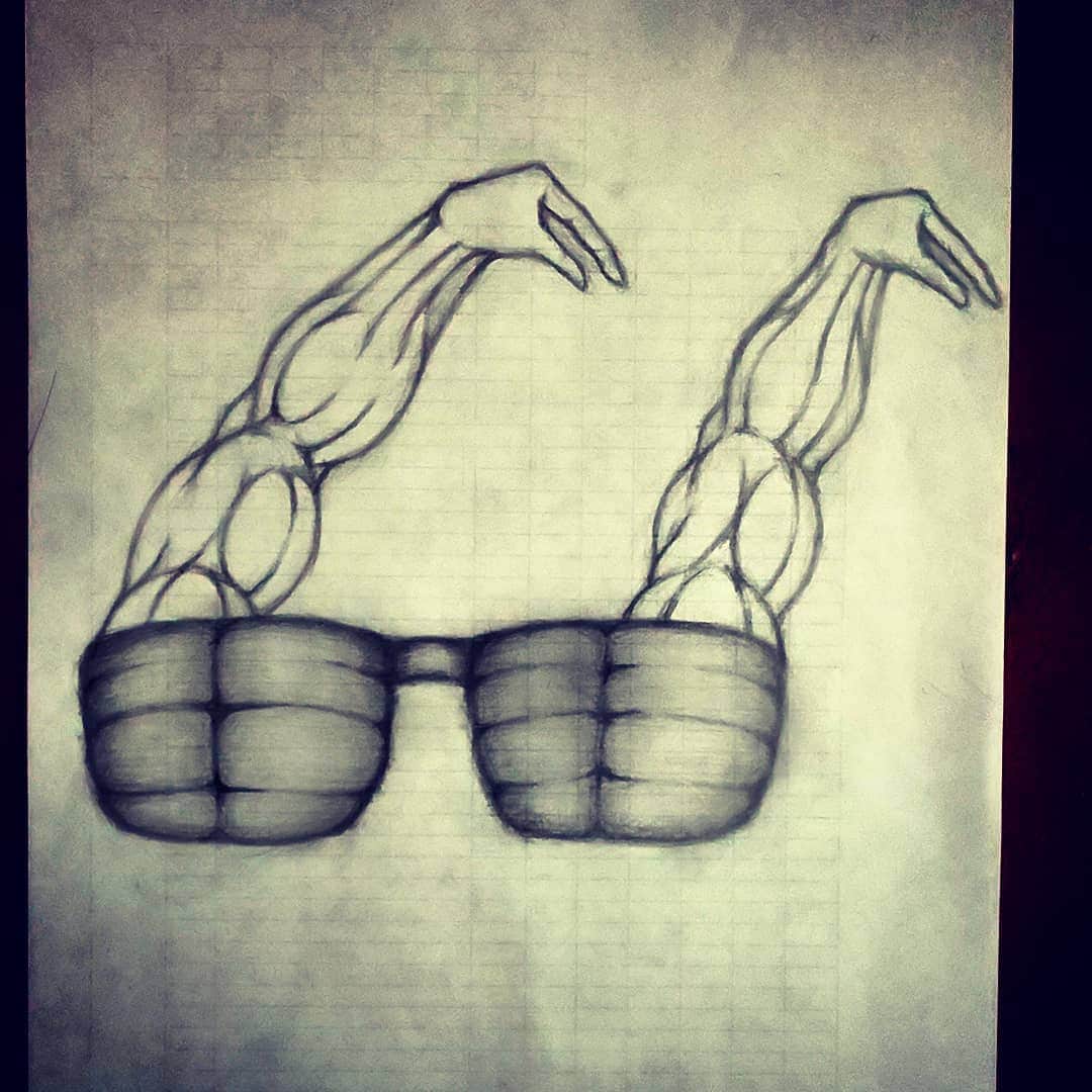 松原義和さんのインスタグラム写真 - (松原義和Instagram)「僕が考えた超人「キン肉メガネくん」  僕が考えた超人「キン肉スミレ」 #風藤松原#松原義和#イラスト#絵#鉛筆画#筋肉#アート#腕#マッチョ#変#ボディビル#超人#メガネ#glasses #glass#illustration#drawing#pencildrawing#muscle#art#fashion#cool#love#lady#bodybuilding#arm#strange#strange#big」7月14日 15時55分 - yoshikazu.matsubara.31