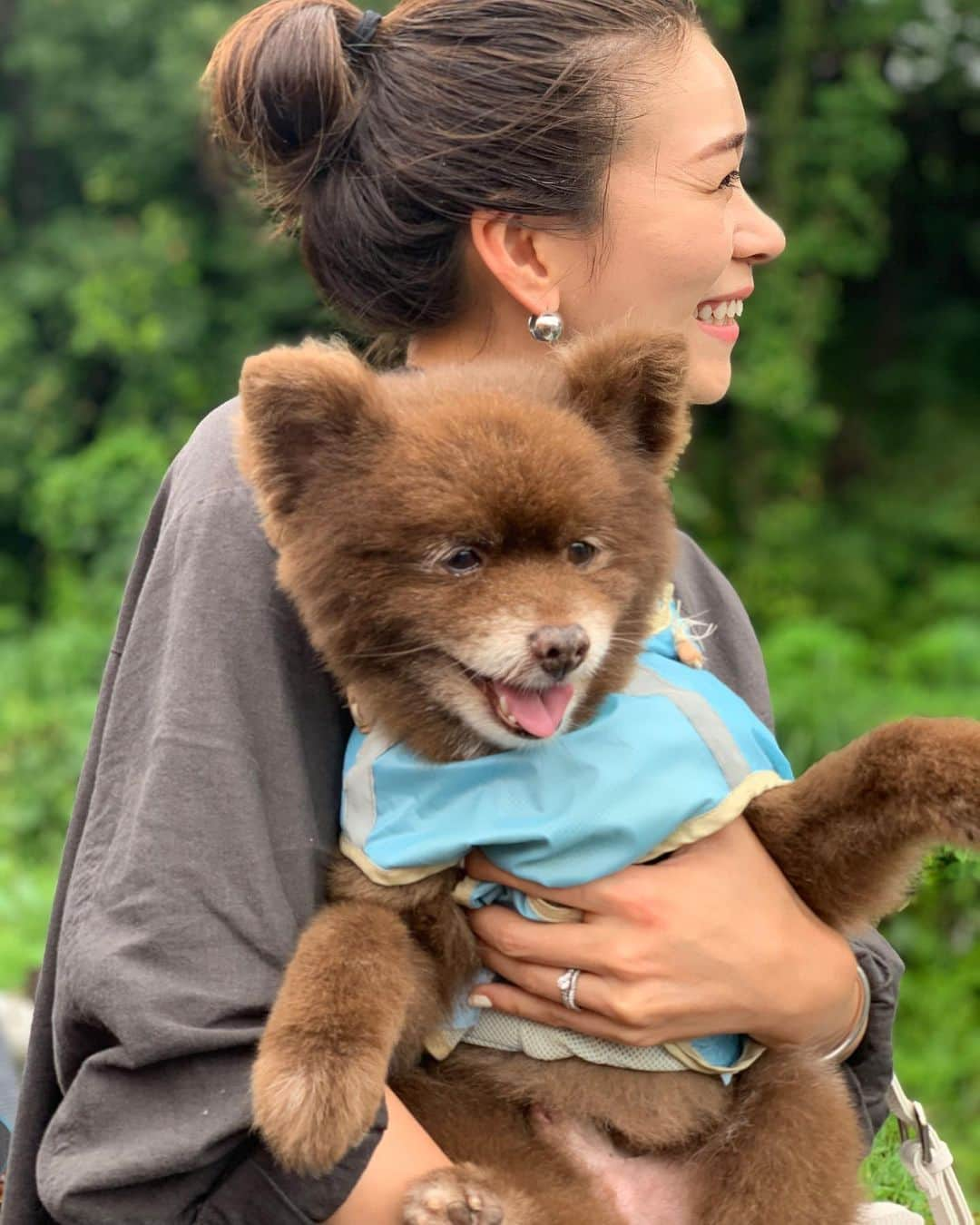 大日方久美子さんのインスタグラム写真 - (大日方久美子Instagram)「・ こ、こ、子グマ⁈ 😂❤️ ・ 町田で行われていた @chiisana23inochi の譲渡会で会った子たちが可愛すぎて、もうどうにかなりそう😂 ・ 子グマみたいなポメラニアン君に、トロンとした目のトイプードル(かな？) チワワなのにキャンディくらい大きな子や、ムー様と同じマルチーズちゃん！  さらにビーグルみたいなカッコいい子と 福岡多頭飼い崩壊からやってきた眠くて眠くてうとうとしていた茶色い子❤️ ・ 本当にみんな可愛いくて、私が家族にしたいくらいー‼︎ ・ ボランティアの方々が大切に預かってくれているから、みんな穏やかな顔つきでした🙏🏻 ・ 譲渡会に初めて行きましたが、これは犬好きにはたまらない時間❤️何時間でもいれるかも😂❤️ ・ この子たちの詳細は @chiisana23inochi に直接問い合わせてみてくださいね😊 ・ 本当に可愛いから、家族に迎えることができなくても逢いに行った方がいいよ😂 癒されまくりだよ❤️ ・ ・ #小さな命を守る会instagram部  #保護犬 #ポメラニアン #トイプードル #チワワ #保護犬を家族に」7月14日 16時58分 - kumi511976