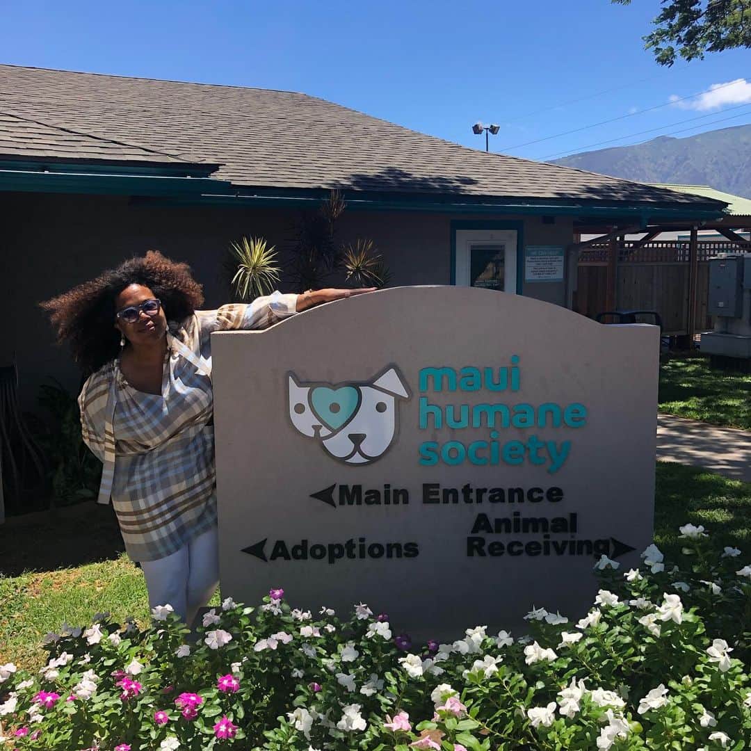 のインスタグラム：「Everyone’s safe including all the animals. Thank you for your service. 🙏🏾🙏🏾🙏🏾#mauipolicedepartment #mauifiredepartment #mauihumanesociety」