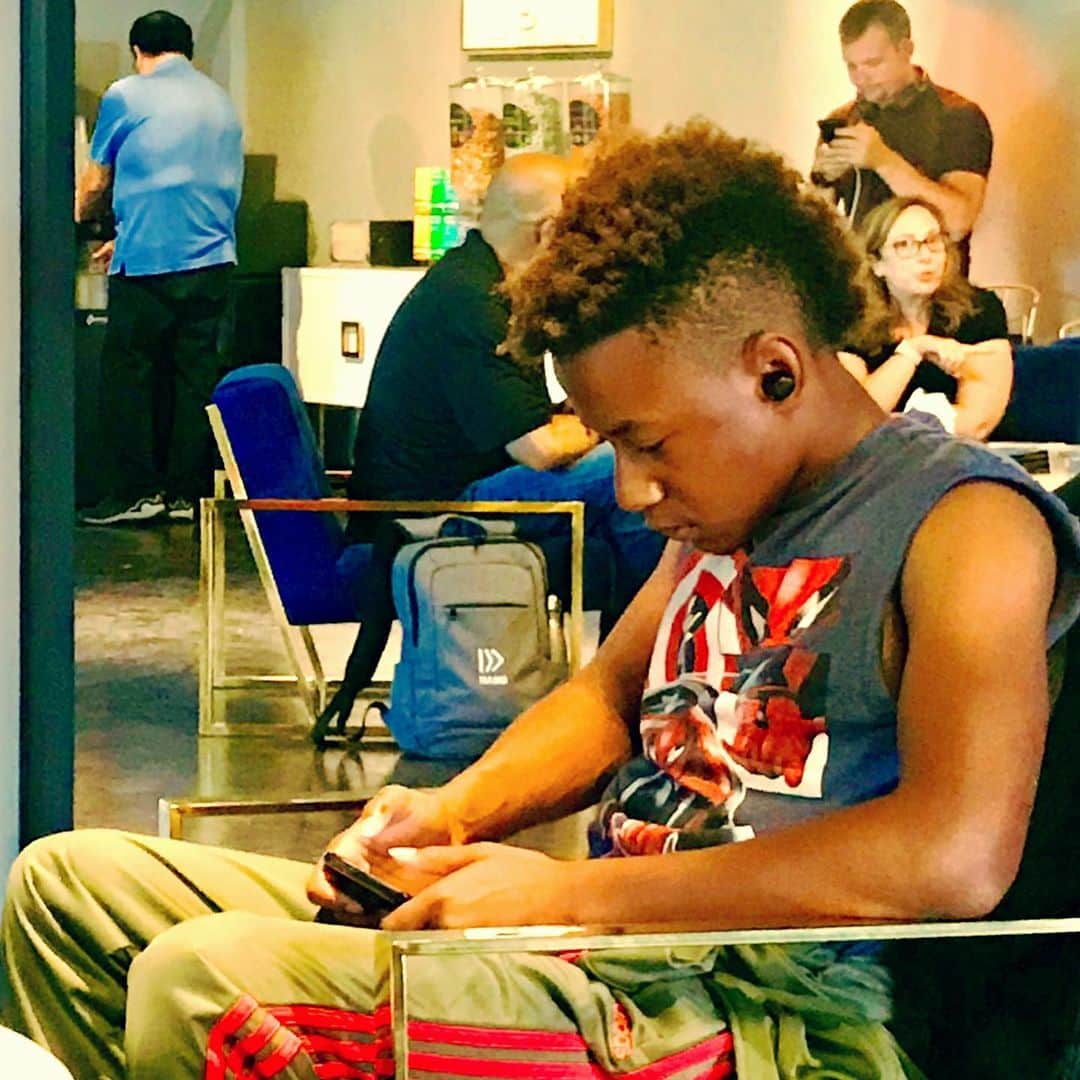 MCハマーのインスタグラム：「‪My Son Sammy: Self Contained💯‬」