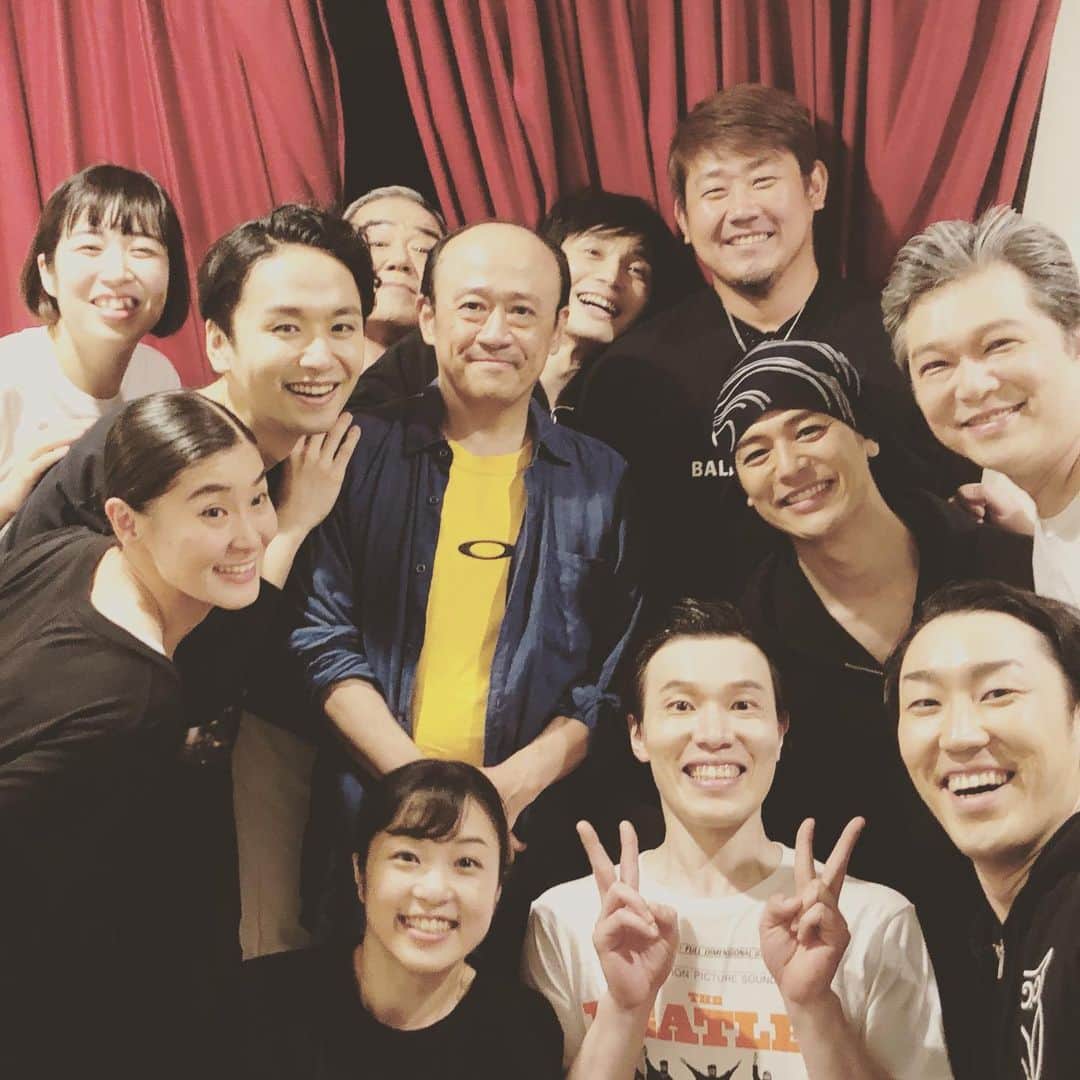 三上市朗のインスタグラム：「昨日は妻夫木聡君のお友達、松坂大輔投手が来てくれました！ありがとうございました！ #キネマと恋人 #松坂大輔投手」