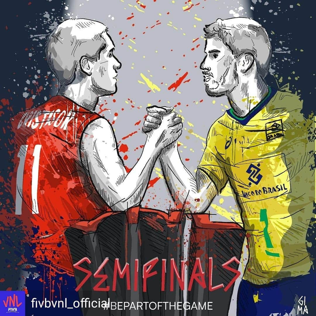 USA Volleyballさんのインスタグラム写真 - (USA VolleyballInstagram)「It's going down for real! 💪 --- Repost @fivbvnl_official -  #VNL Semifinal Match July 13 at 8p local time (1:00 GMT) USA vs BRAZIL. Who do you think will win?  The 2019 #VNLMen Final Round is from July 13-14 in Chicago 🇺🇸. BUY your tickets now 🎟👉 http://bit.ly/2ldSPbK Watch 📺 matches on @flovolleyball #BePartOfTheGame #volleyball」7月14日 9時43分 - usavolleyball