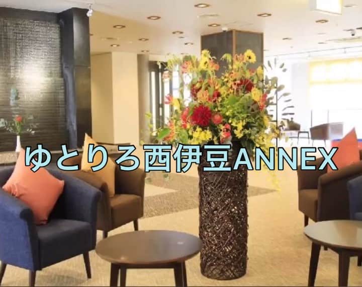 ～IRORIダイニング～ゆとりろ西伊豆のインスタグラム：「【ANNEX館のご紹介】 .  各種アワードで受賞歴のある「〜IRORIダイニング〜ゆとりろ西伊豆」に2019年7月ANNEX館が誕生。リニューアル後の館内を一部ご紹介いたします。 . . お部屋タイプは、露天風呂付客室と和洋室ベッドツイン、和室。 露天風呂付客室は62.0平米と広々した仕様。露天風呂は温泉ではございませんが、家々の奥に広がる海とサンセットをご覧頂けます。 和洋室ベッドツインは39.5平米あり、2名様でも4名様でも使い勝手の良いお部屋です。 また、ペットと泊まれるお部屋もありますよ♪ 温泉露天風呂の付いたお部屋をご希望の方は、本館がおススメです！ .  本館の温泉やサービスもご自由にご利用いただけますよ♪ . . スタッフ一同、また、看板犬Aiboのリロ君が、皆さまをお待ちしております。 .  #伊豆 #西伊豆 #ゆとりろ西伊豆 #旅行 #旅行好きな人と繋がりたい #温泉 #家族旅行 #土肥 #海 #船 #japan #izu #travel #fishing #sea #onsen #sunset」