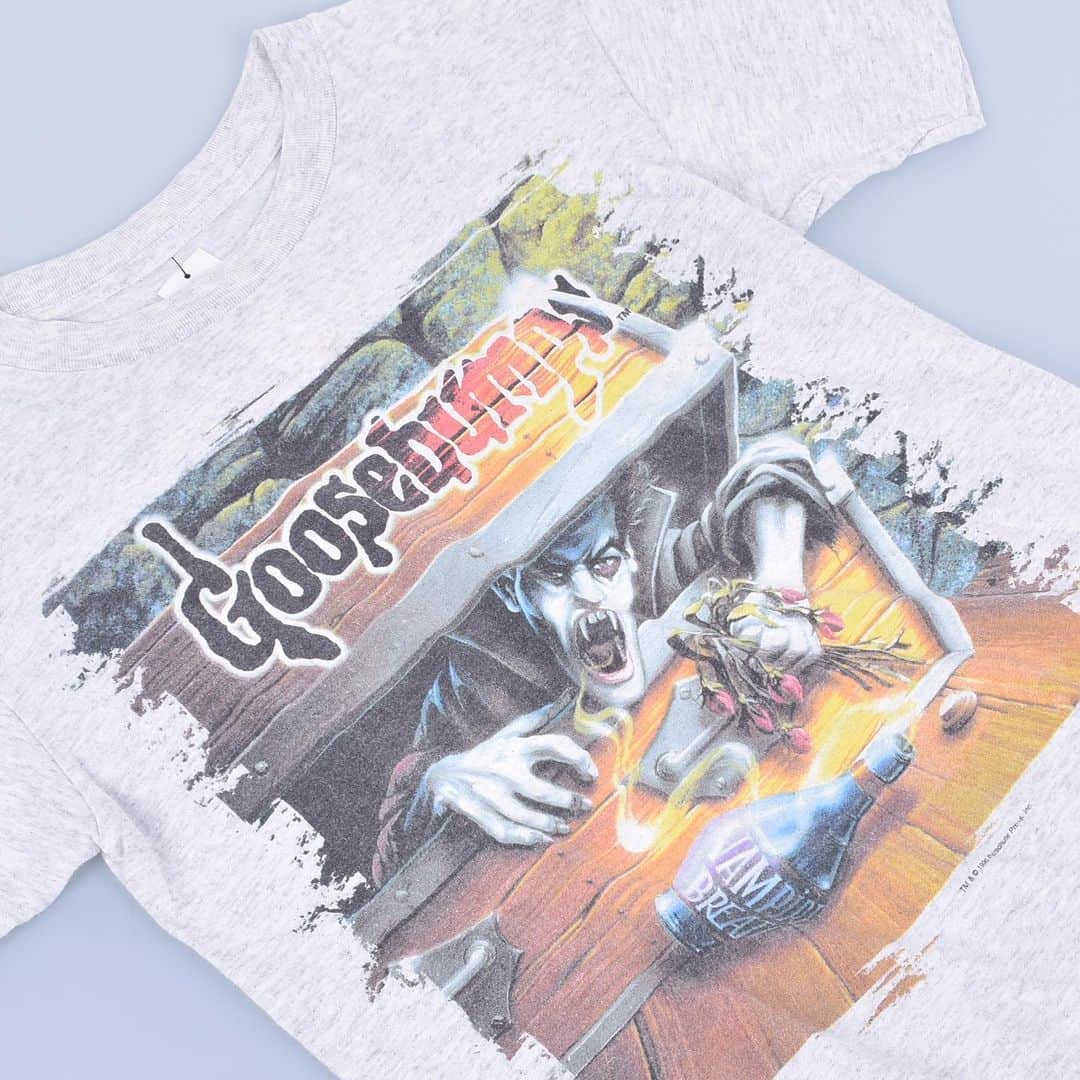 2nd STREET USAさんのインスタグラム写真 - (2nd STREET USAInstagram)「Buyer’s Special Choice Vol.1  90’s Goosebumps Tee $19  Vintage collection handpicked in  Japan is heading to Melrose Ave! Vintage Pop-up at Melrose location 7/13 -7/31 ✖️✖️✖️✖️✖️✖️✖️✖️✖️✖️✖️✖️✖️✖️✖️✖️✖️ #2ndstreet #2ndstreetusa #2ndstreetvintage #vintage #goosebumps #gaming #retro #horror #lowbrow #retrogame #90s #vintagetee #セカンドストリート #secondhand #buyandsell #fashion #popup  #spring #deals #buyerschoices」7月14日 12時35分 - 2ndstreetusa