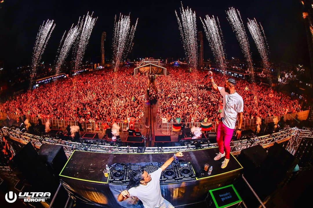 サネリー・ジェームズのインスタグラム：「Thank you so much @ultraeurope. Your energy was next level. ♥️ 🇭🇷 📸 : @rudgrcom」