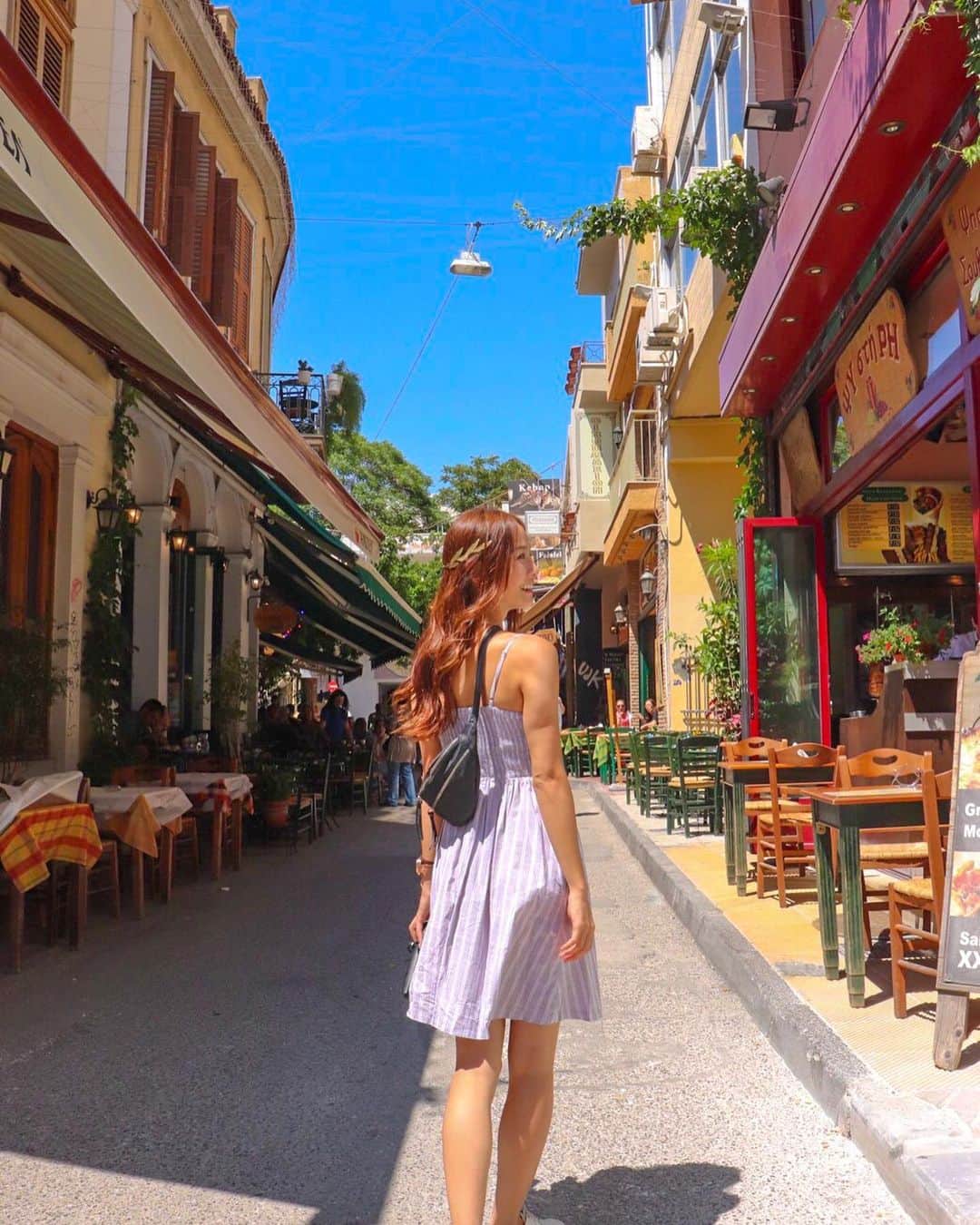 本田麻里絵さんのインスタグラム写真 - (本田麻里絵Instagram)「Greece 🇬🇷 trip💕 ギリシャ気に入ったﾟ.+.(♥´ω`♥)ﾟ+.*.。 ご飯も美味しいし、人も優しいし、服や雑貨もかわいい❤️ 次はやっぱりミコノスかサントリーニに行きたいなぁ(๑• •๑)♡ アテネは通じないよ💦 あーせぃんずだよw #greece #athens #greece_travel #travelblogger #travelgram #アテネ #ギリシャ #旅好きな人と繋がりたい #旅スタグラム #ギリシャ旅行 #travelphotography #instagramer #instagrammable #instagenic #genic_mag」7月14日 14時30分 - mariennu.bkk