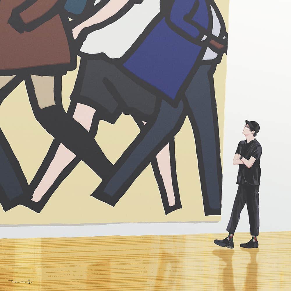 のインスタグラム：「#julianopie #illustration #artwork」
