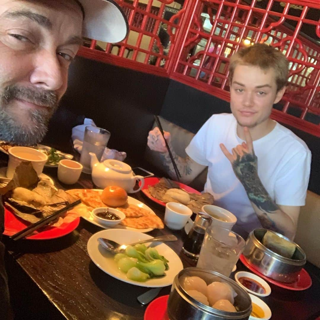 マーク・シェパードさんのインスタグラム写真 - (マーク・シェパードInstagram)「Dim Sum @shanghairosedimsum in Studio City with @maxtaylorsheppard」7月14日 15時39分 - realmarksheppard