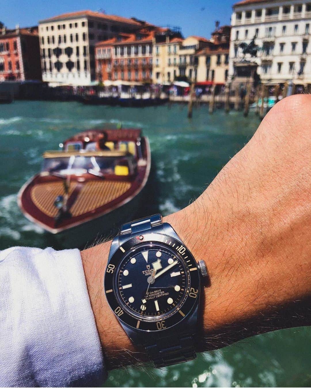 WATCHMANIAさんのインスタグラム写真 - (WATCHMANIAInstagram)「When in Venice. ⛵️ #BB58  @vincentwatches」7月14日 15時35分 - watchmania