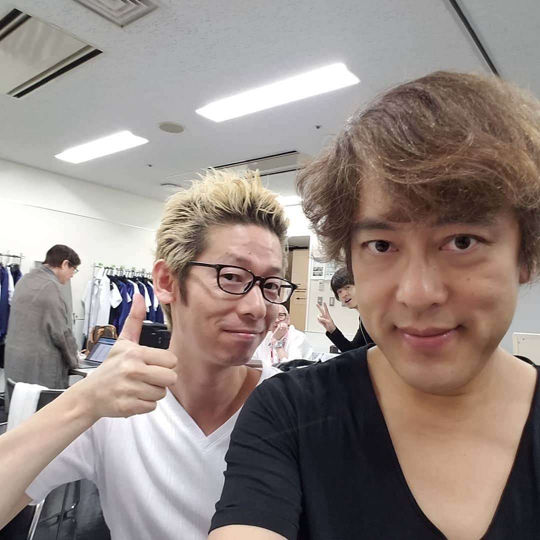 勝田一樹のインスタグラム：「始まります🎵 優秀な若手ミュージシャン達と☀️ #ドリームズカムトゥルー30周年と4年に一度のワンダーランドが重なるスペシャルイヤー #ドリカム #ドリカムワンダーランド2019 #勝田一樹 #kazukikatsuta  #本間将人　#坂東慧」