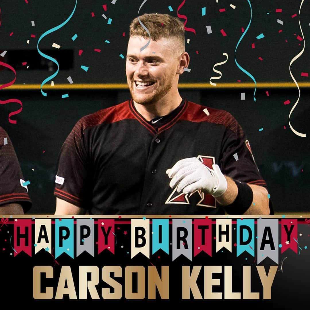 アリゾナ・ダイヤモンドバックスさんのインスタグラム写真 - (アリゾナ・ダイヤモンドバックスInstagram)「Happy Birthday to a pair of young #Dbacks: @carskelly18 and @timmylo! #HBDbacks」7月15日 2時03分 - dbacks