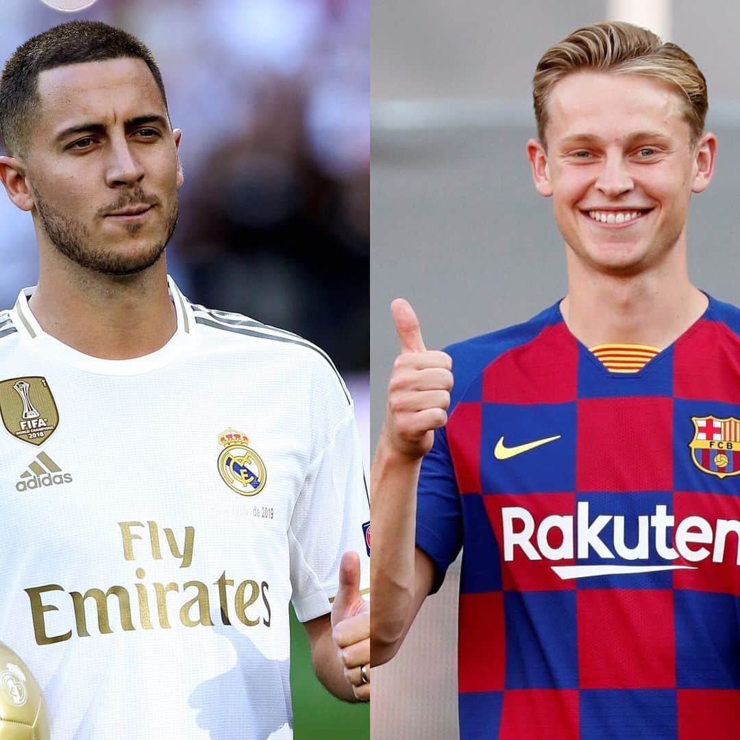 LFPさんのインスタグラム写真 - (LFPInstagram)「😊👍🏻 Which signing excites you most? • #Hazard #DeJong #RealMadrid #Barça #LaLigaSantander #LaLiga #LaLigaTransfers」7月14日 18時34分 - laliga