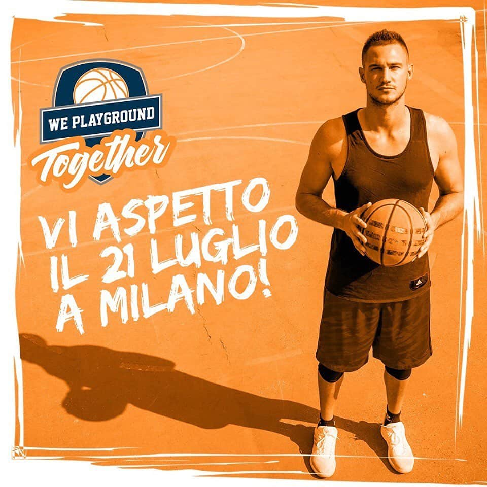 ダニーロ・ガリナリさんのインスタグラム写真 - (ダニーロ・ガリナリInstagram)「🖐🏀 Domenica 21 luglio a Milano in Viale Sarca sarà una giornata "speciale"con tanto basket.  Vi aspetto! Sunday July 21st in Viale Sarca, #Milan there is going to be a special day with a lot of basketball. I’m waiting for you!  #WePlaygroundTogether」7月14日 20時07分 - danilogallogallinari