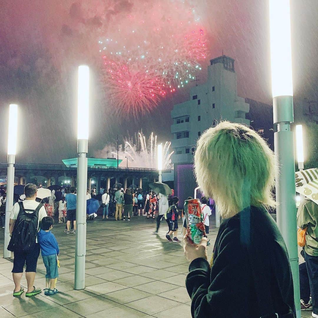 地獄寺紅蓮丸のインスタグラム：「花火見てきた」