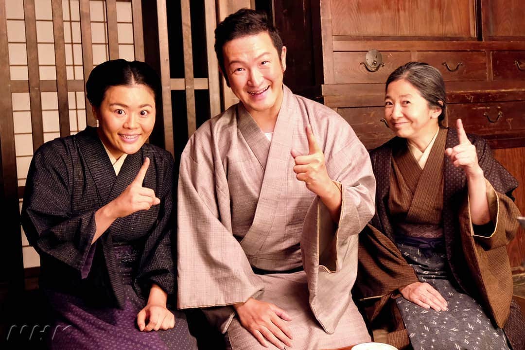 川面千晶のインスタグラム：「金栗家、大好き😭❤❤❤❤❤❤❤❤ #いだてん #中村獅童 #宮崎美子 #川面千晶」