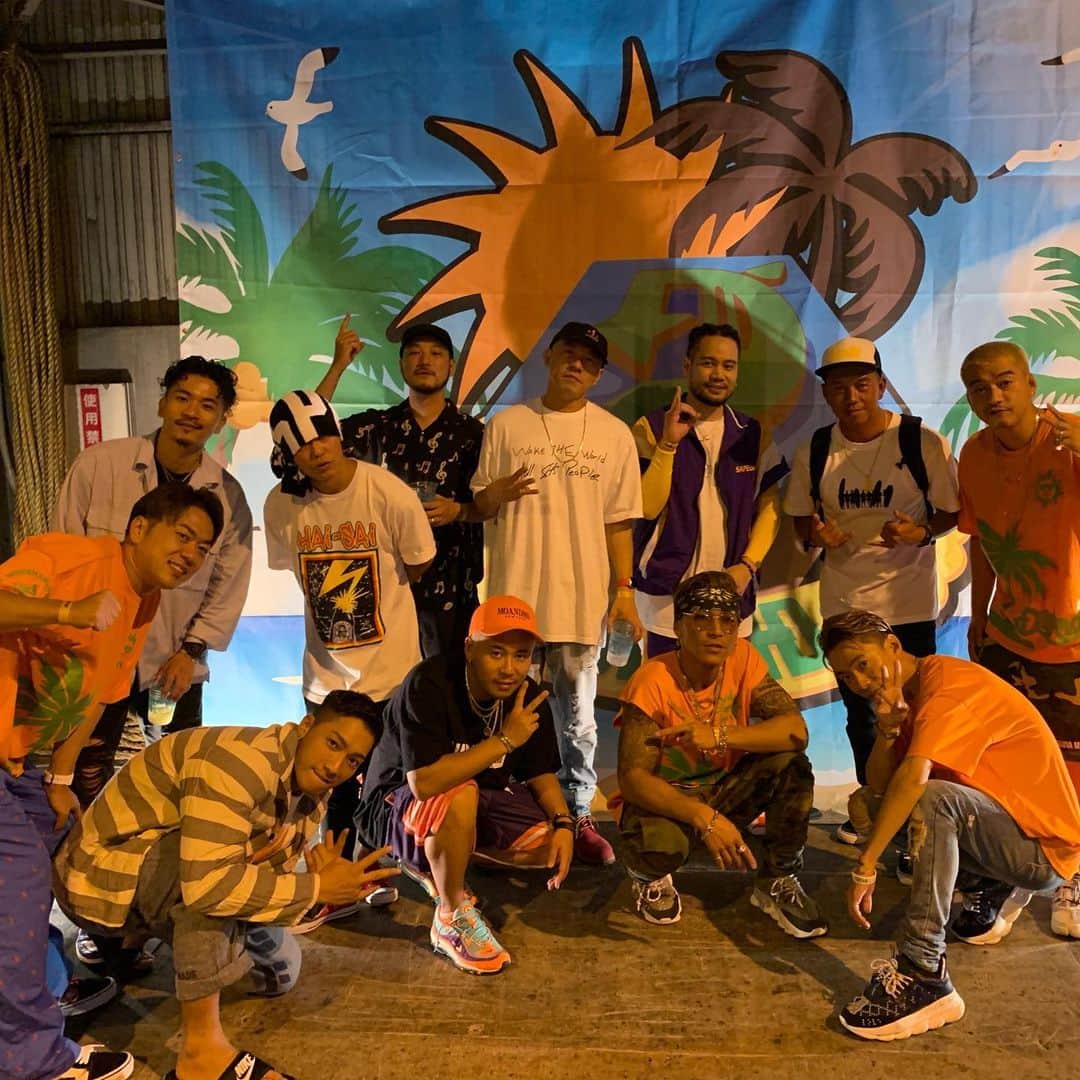 MIGHTY CROWNのインスタグラム：「#disland #yokohama  乙！ @dobermaninfinityofficial @di_kazuki_official @sway_ldh @kubo_c_ldh @di_gs_official @p_cho_ldh @jayed_official @djhal @voicemagicianjp @bksound @mastasimon @samicrown_lens」