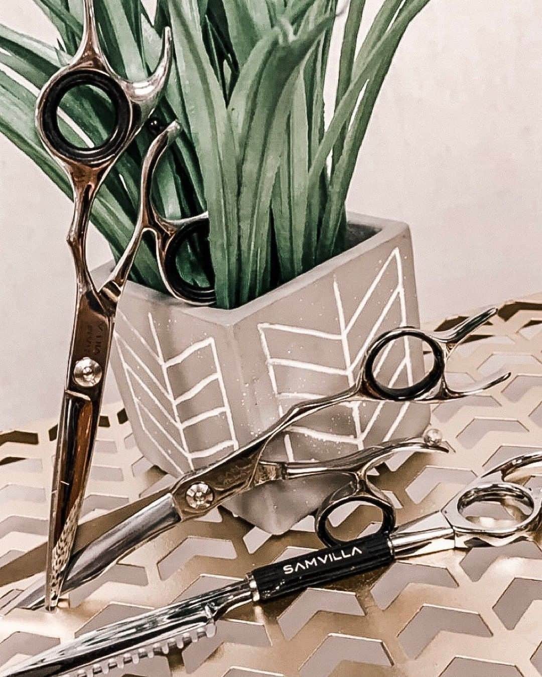 Sam Villaさんのインスタグラム写真 - (Sam VillaInstagram)「✖️Did you know that you can snag any pair of #SamVillaShears for 40% OFF now through July 19th (+ you get a 10% off coupon to redeem between July 26th - 31st) ✖️⠀ ⠀ #SamVillaShears are "the only shears I’ve used in the last 3 years! I love them and they’re so comfortable! So many different types to choose from! I need to add a blender to my set next!" - @thekolorlab.kristie .⠀ ⠀ Featured shears (left to right): Essential Series 6”, Streamline Series 6.25", Signature Razor.」7月14日 22時02分 - samvillahair
