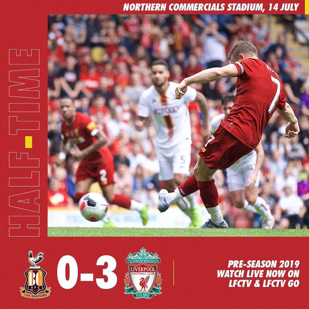 リヴァプールFCさんのインスタグラム写真 - (リヴァプールFCInstagram)「So far, so good. Milner ⚽️⚽️ + Brewster ⚽️ #LFCPreSeason #LFC #LiverpoolFC #Liverpool #PreSeason」7月14日 23時50分 - liverpoolfc