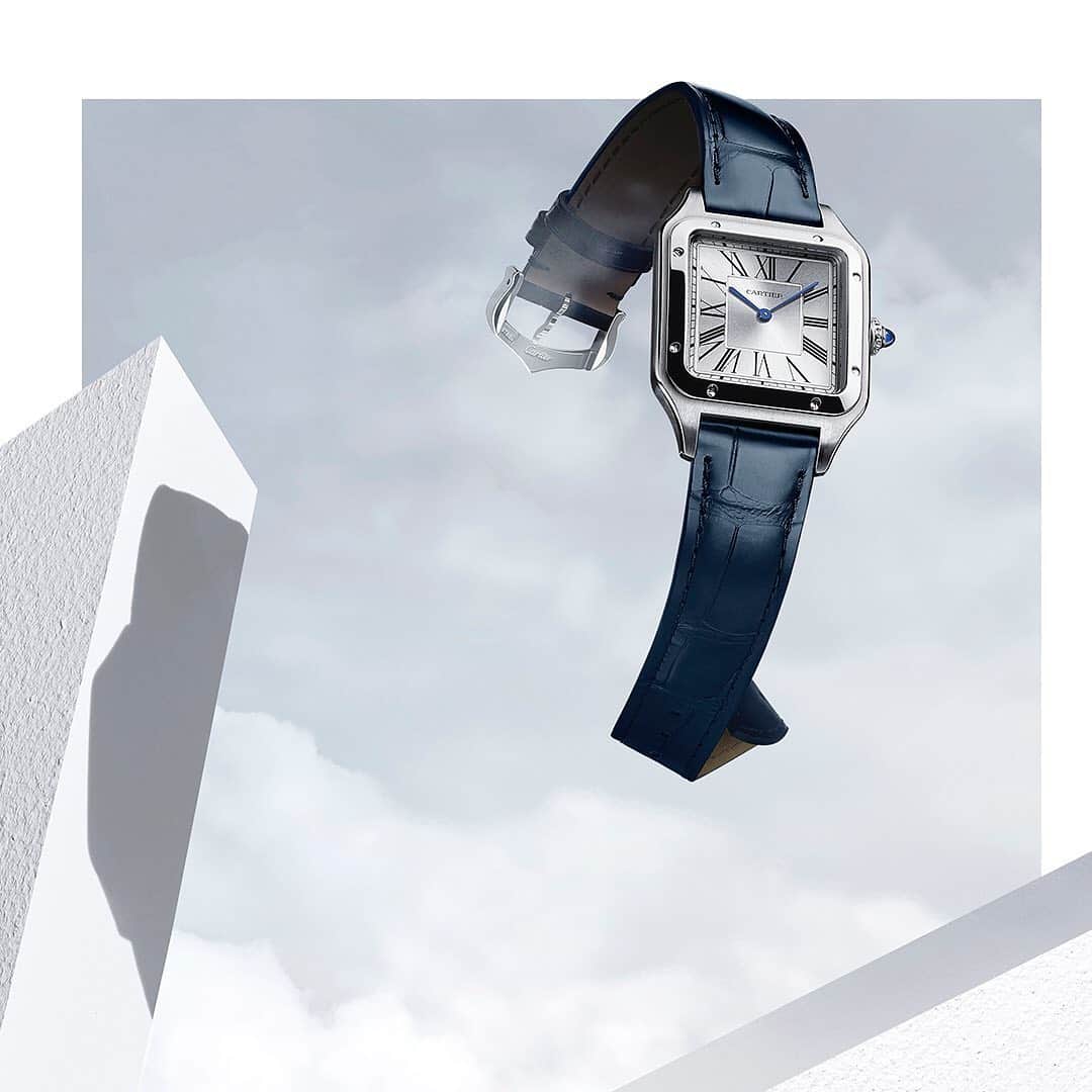 カルティエさんのインスタグラム写真 - (カルティエInstagram)「When simplicity meets innovation. Introducing the new Santos-Dumont watch. #SantosdeCartier #BoldandFearless」7月15日 0時00分 - cartier