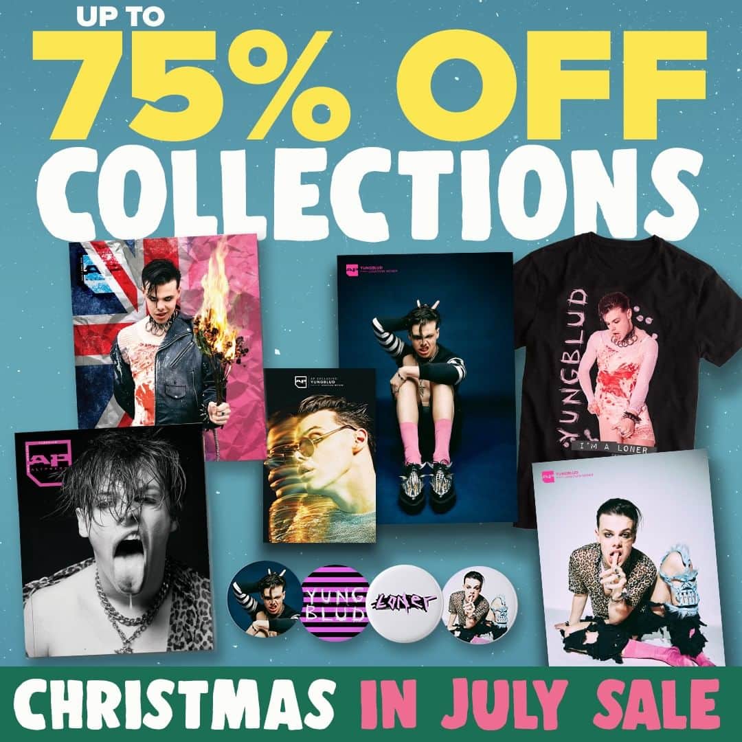 Alternative Pressさんのインスタグラム写真 - (Alternative PressInstagram)「It is certainly the most wonderful time of the year! 75% off collections, 15% off apparel, all mags discounted!⁠ SHOP.ALTPRESS.COM⁠ .⁠ .⁠ .⁠ #christmasinjuly #christmassavings #alternativepress #altpress #supersavings」7月15日 0時25分 - altpress