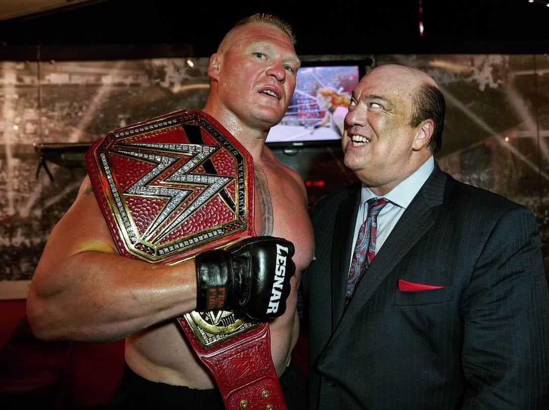 WWEさんのインスタグラム写真 - (WWEInstagram)「And just like that... we have a new reigning, defending, undisputed, #UniversalChampion... #BROCKLESNAR... @paulheyman #ExtremeRules」7月15日 11時57分 - wwe