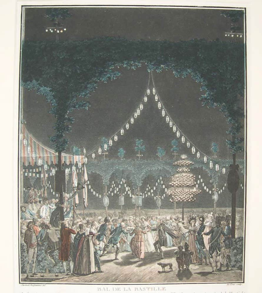 フィラデルフィア美術館さんのインスタグラム写真 - (フィラデルフィア美術館Instagram)「Today we celebrate the Fête nationale, French National Day, also known as #BastilleDay. This holiday commemorates the storming of the Bastille, an event that was a turning point in the French Revolution. Like Independence Day in the US, Bastille Day in France is celebrated with flying flags, fireworks, and parades. • “Ball of the Bastille (Bal de la Bastille)," 1790, by Louis Le Coeur, after a drawing by Jacques-François-Joseph Swebach-Desfontaines」7月15日 2時54分 - philamuseum