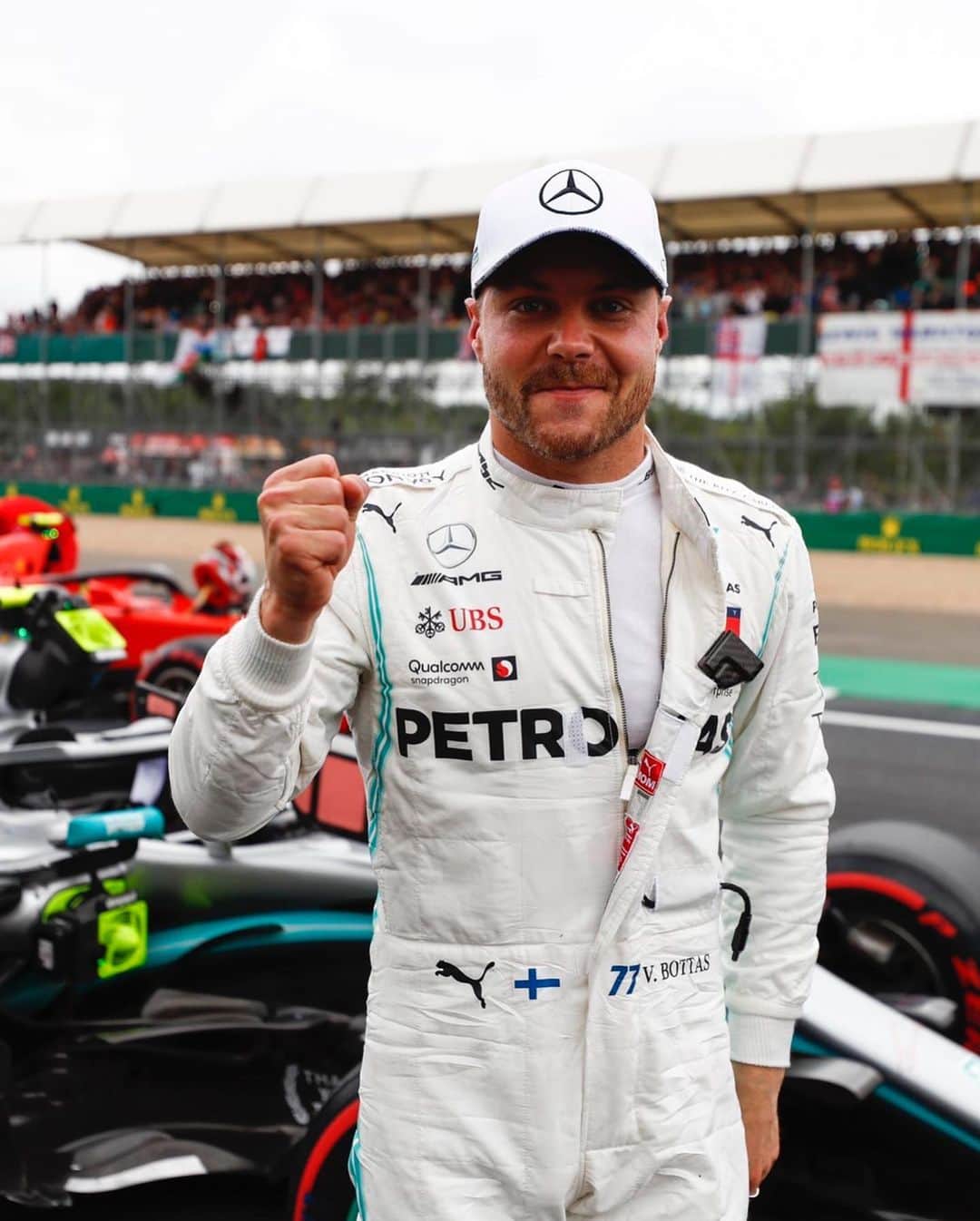 IWCさんのインスタグラム写真 - (IWCInstagram)「@lewishamilton claimed his 80th victory in #F1, his seventh of the 2019 season and sixth at the #BritishGP, making him the most successful driver at this event. @valtteribottas came home in P2 to complete the 1-2 for the @mercedesamgf1 #IWCRacing」7月15日 3時30分 - iwcwatches