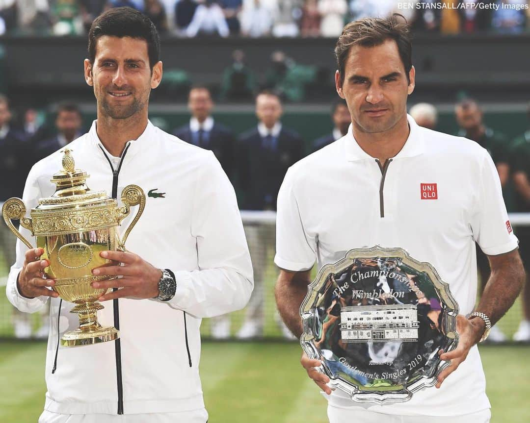 スポーツセンターさんのインスタグラム写真 - (スポーツセンターInstagram)「Longest final in @wimbledon history: • 4 hours 55 minutes • 422 points • 68 games • 35 aces」7月15日 3時54分 - sportscenter