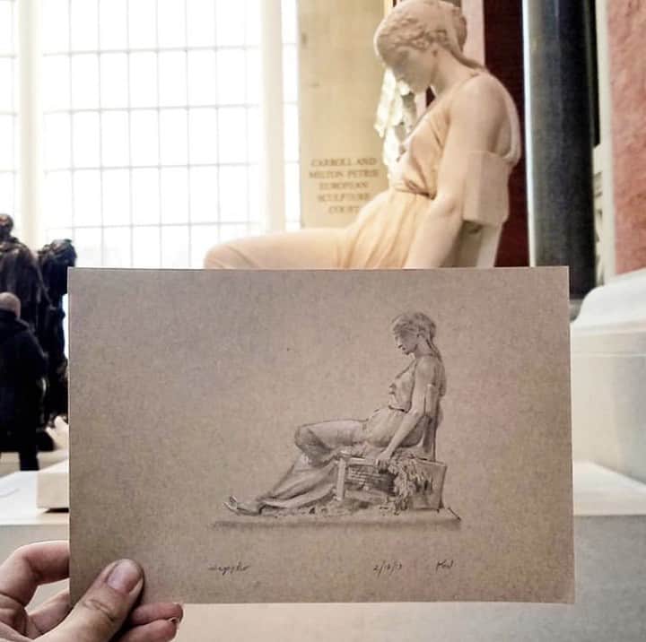 メトロポリタン美術館さんのインスタグラム写真 - (メトロポリタン美術館Instagram)「Lounging with Sappho for today's #MetSketch Sunday from @ramblingsketcher. ✏️ Share your sketches at The Met with the hashtag #MetSketch for a chance to be featured here! ⁣ ⁣ 🎨  Count Prosper d'Epinay (Mauritius-born French, 1836–1914). Sappho, ca. 1895. On view in Gallery 548. #TheMet」7月15日 4時34分 - metmuseum