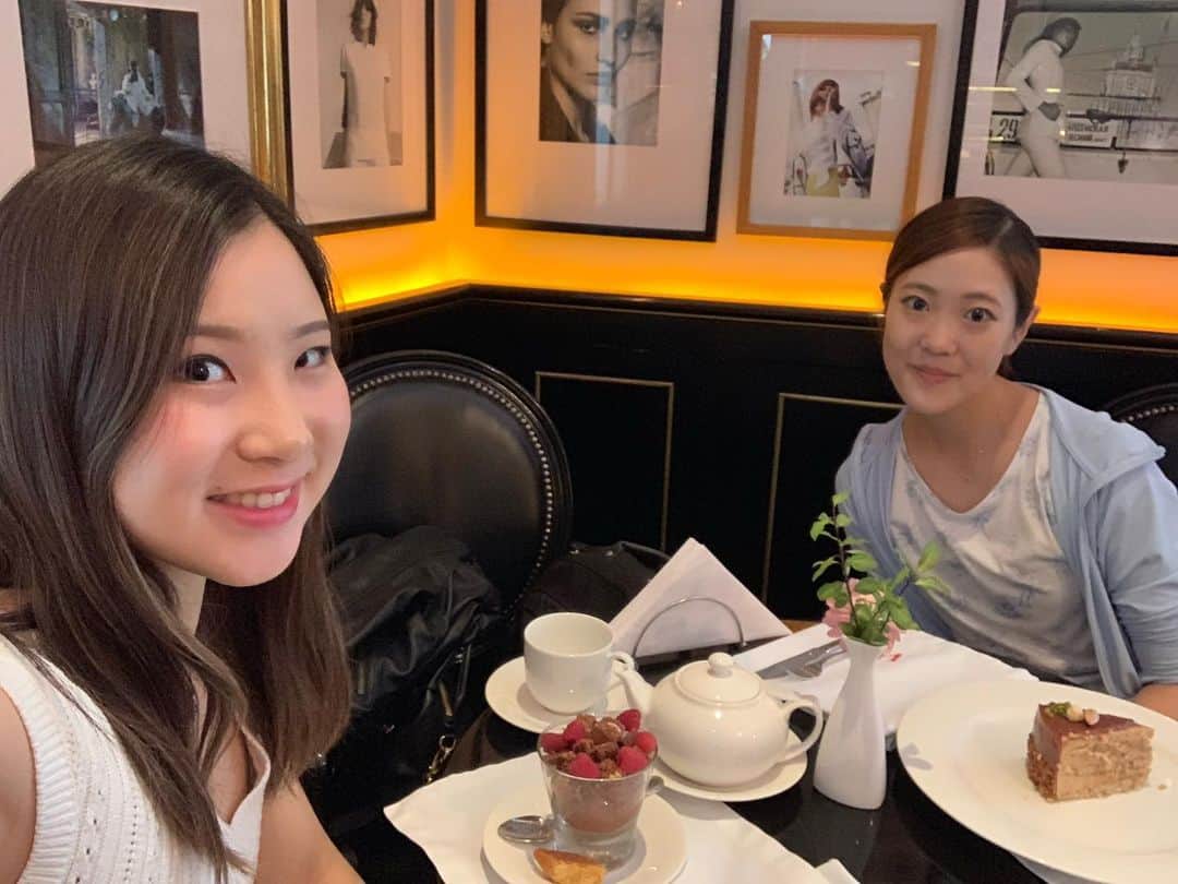 金原里奈のインスタグラム：「大好きな美穂さん😍❤️✨本当に楽しかった💗 @miho_naotsuka」