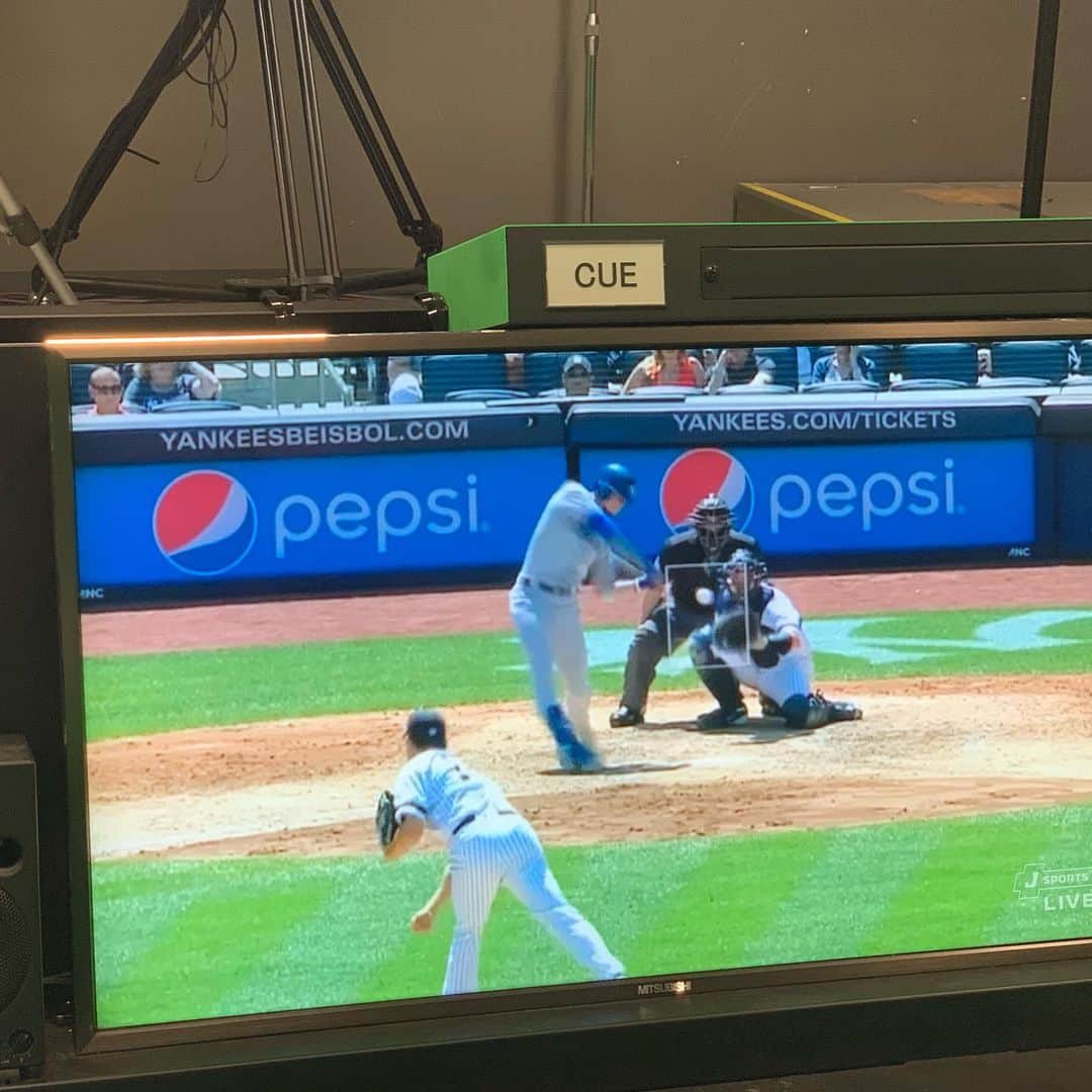 多村仁志さんのインスタグラム写真 - (多村仁志Instagram)「⚾️ 午前2:00～JSPORTS2より実況:節丸アナと解説:薮田さんと田中将大投手登板ゲーム「NYY × TRO」を解説致しました🎙 ・ ヤンキースの帽子と見せかけてスルタネスの帽子😆」7月15日 5時35分 - hit_tamu
